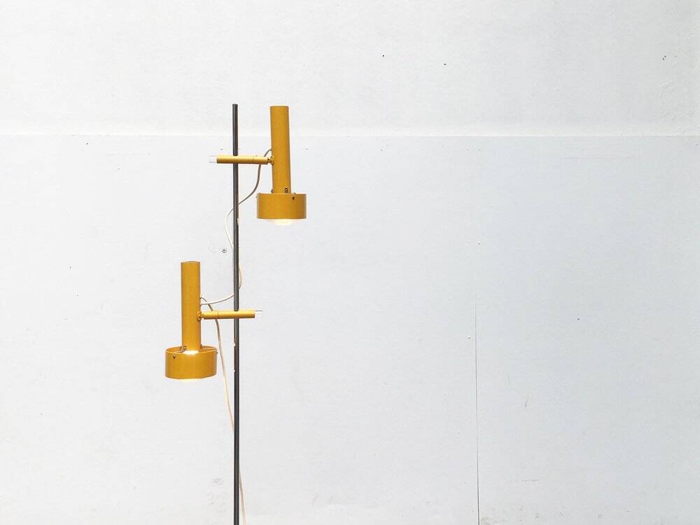 Mid-century floor lamp by Edi Franz for Swisslamps International, 1960s.