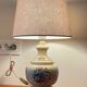LAMPE Céramique Base Bois VINTAGE