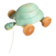 Wooden pull-along toy turtle Longeville