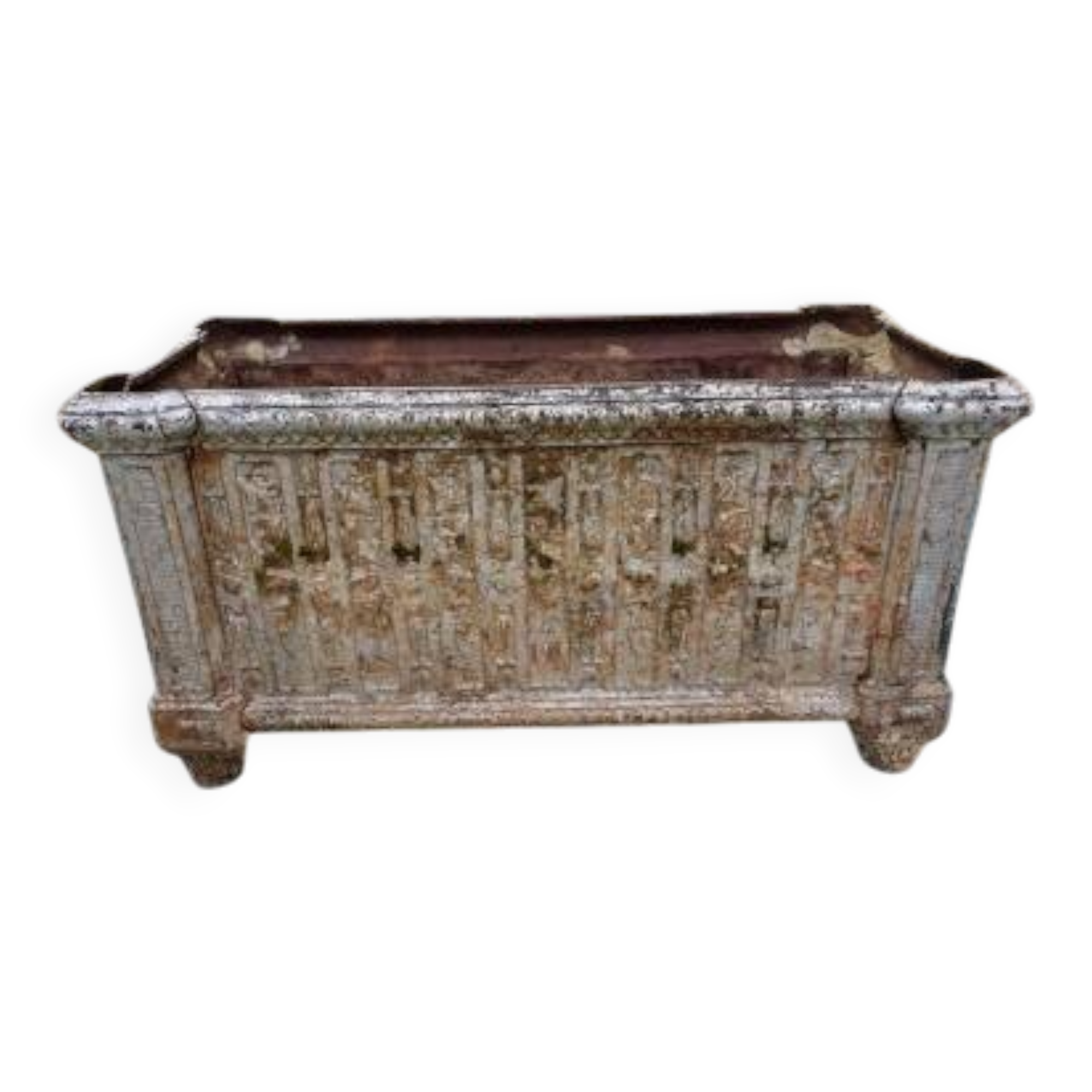 1 cast iron planter from 1900 from Charleville - Mézières