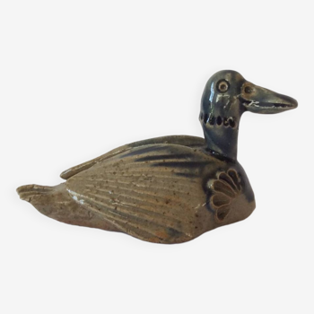 Vintage stoneware duck