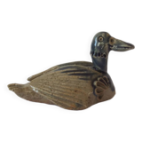 Vintage stoneware duck