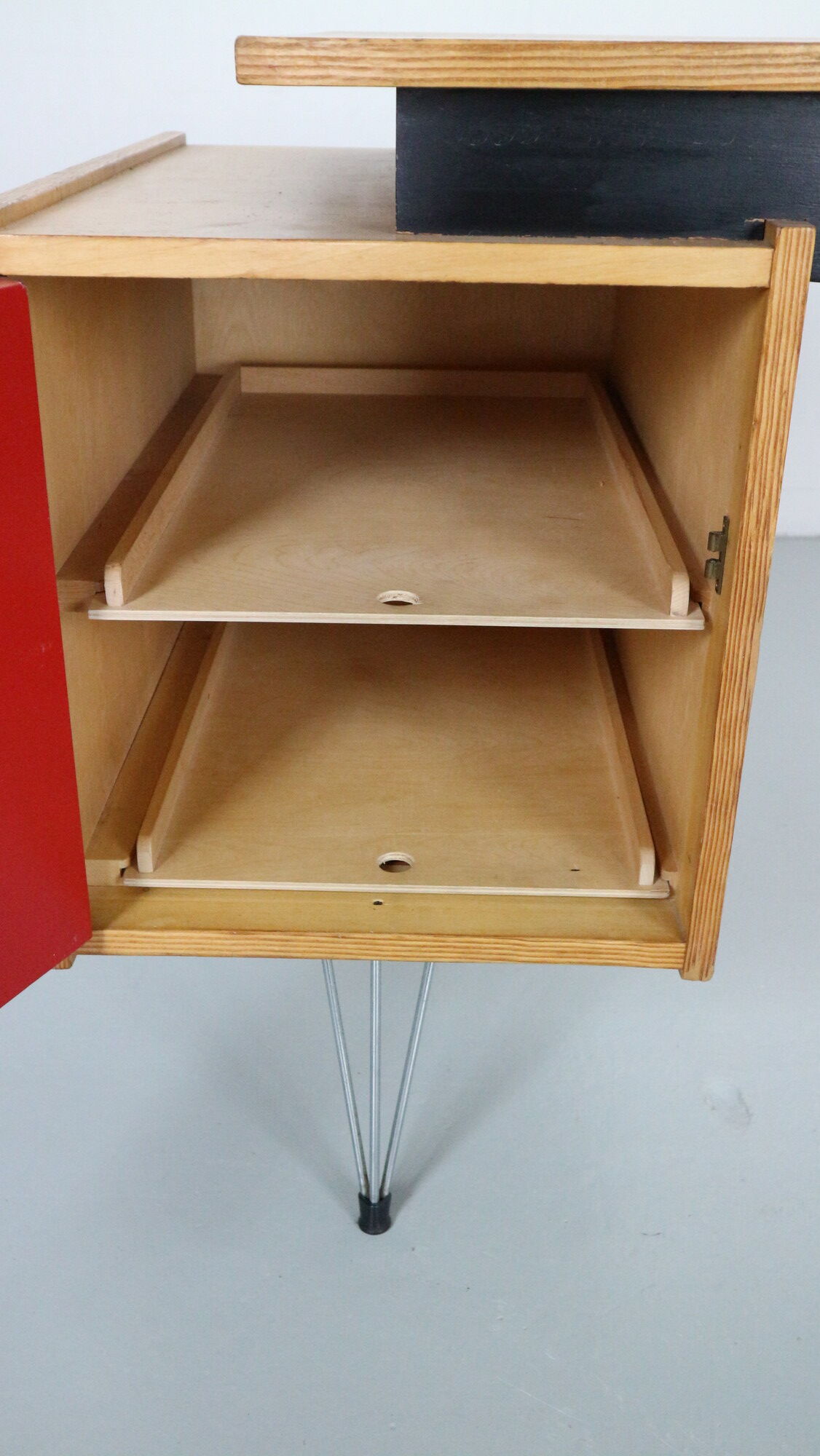 Cees Braakman Desk for Pastoe with Hairpin Legs, 1950 Dutch Design