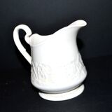 Wedgwood "Patrician" molded opaque earthenware pitcher, England Etruria Barlaston
