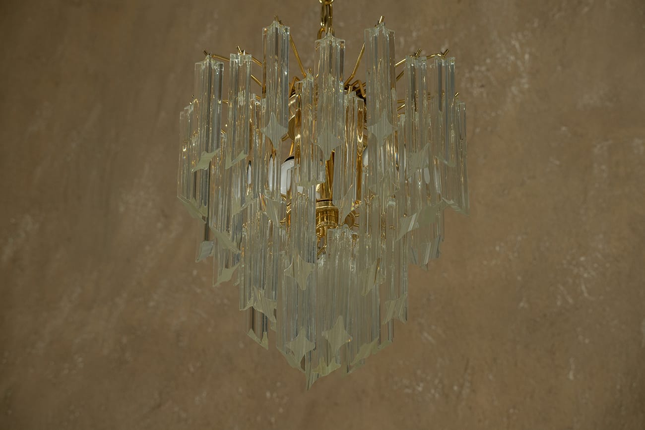 Venini Murano chandelier, Italy 1970s