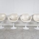 Vintage tulip dining chairs, 1960s