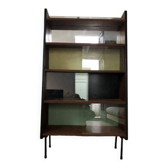 Bookcase • Vintage Shelves • Oak • Attributed to Pierre Guariche • 1950
