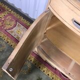 Art Deco oak buffet erased marble