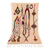 Tapis berbère 100% laine 154 x 152