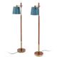 Pair of 1940s-50s Floorlamps by Lysberg, Hansen & Terp.