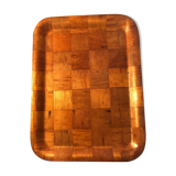 Wooden service tray