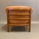 Scandinavian chair teak and leather design 1960