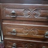 Chest of drawers in solid Louis XV style beautiful condition