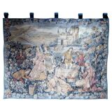 Vintage French tapestry wall hanging by Marc Waymel, 91cm x 117cm, 1960s