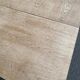 Extendable farmhouse dining table, renovated in raw wood, 270cm