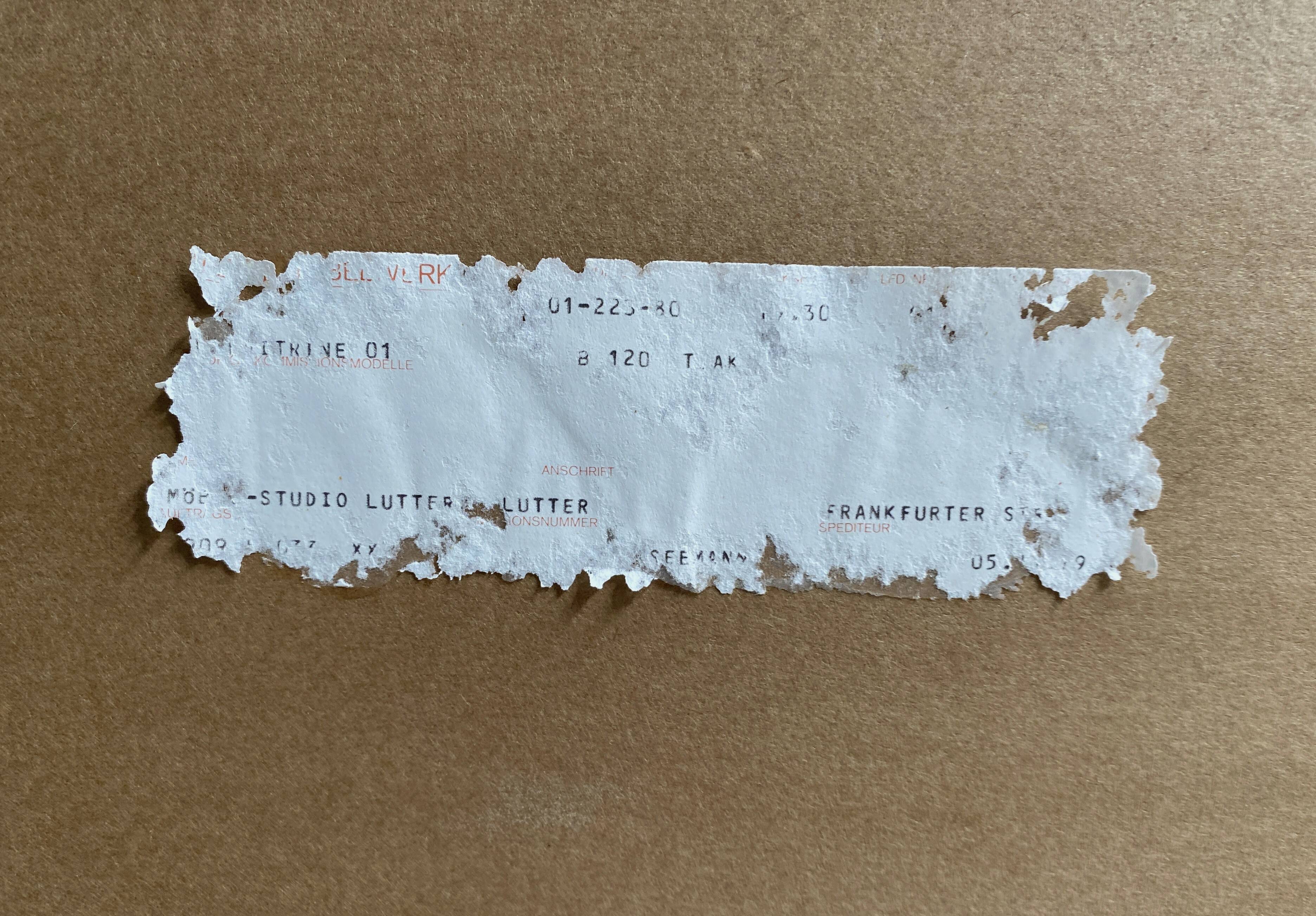 Buffet Palette sur pieds en épingle à cheveux années 1970