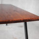 Solid wood coffee table and metal feet-1960