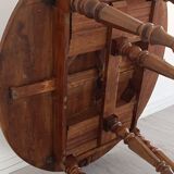 Table Louis Philipe old walnut 6 legs