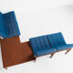 Midcentury corner sofa set in teak by Ole Gjerløv-Knudsen & Torben Lind for France & Søn