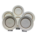 Rosenthal Tapio Wirkkala 6 assiettes dessert Ondulation Studio-Line