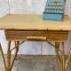 Bureau en rotin vintage