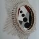 Sun vintage rattan mirror 42x49cm