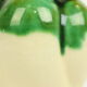 Small west germany vase cream green crackle glazed ceramic 15cm