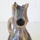 Vintage Wabi Sabi Ceramic Vase: West Germany 1970s Walther Gerhards