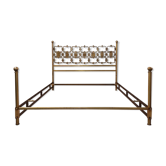 1960s / 70s bed design in gilded brass.