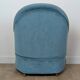 Pair of velvet toad armchairs