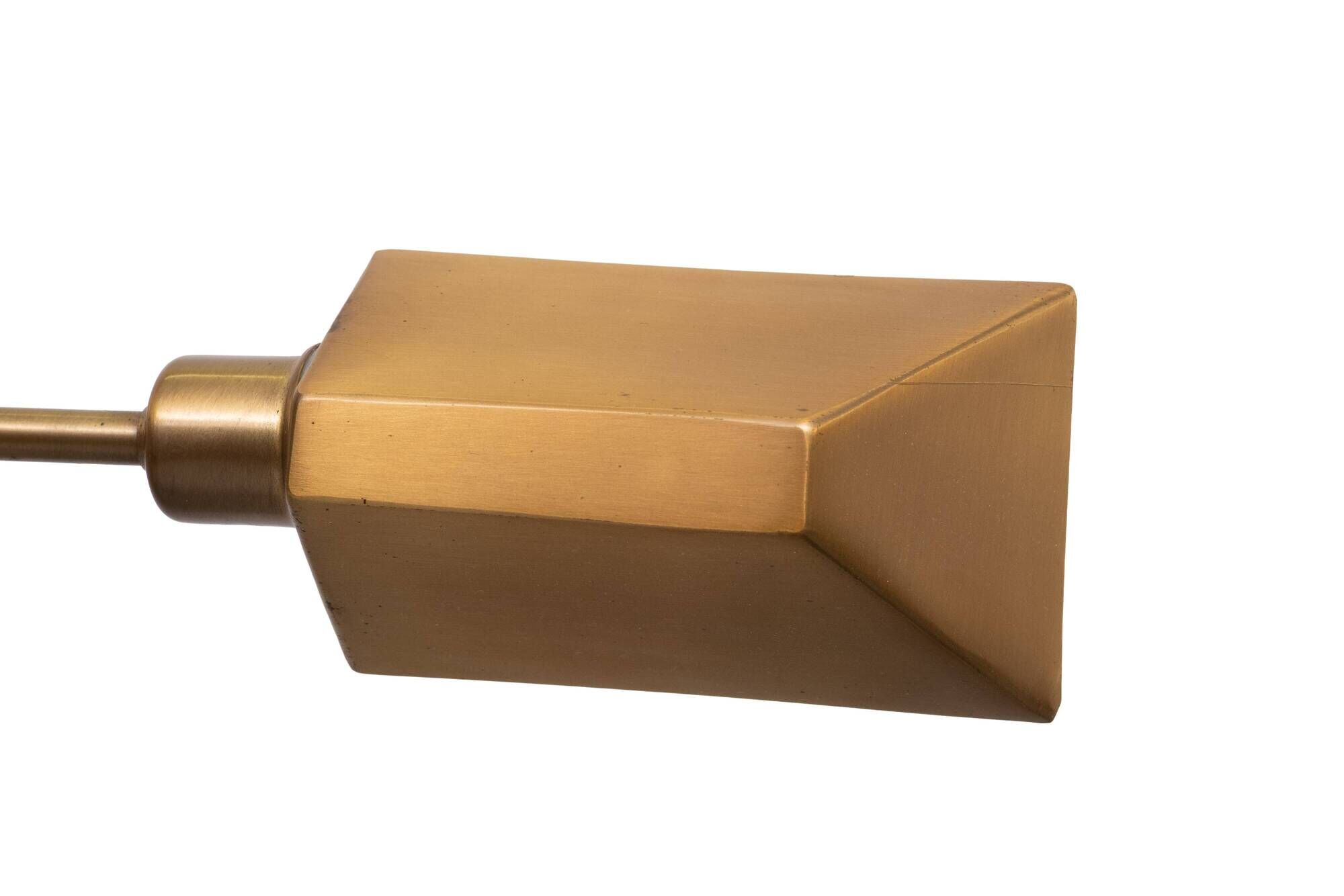 Holtkotter Bronze color swing arm floor lamp Germany 1980s