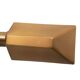 Holtkotter Bronze color swing arm floor lamp Germany 1980s