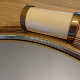 Art deco brass mirror tray