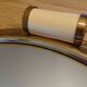 Art deco brass mirror tray