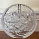Vintage German glass block soliflore