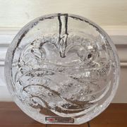 Soliflore bloc de verre allemand vintage