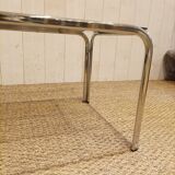 Vintage glass coffee table