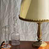 Classic wooden bedside table with drawer