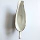 Vintage sauce boat L'Amandinoise model Paola white cream flowers