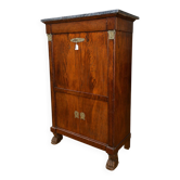 Empire period secretary in mahogany and gilded bronze.