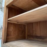 Early 20th century oak trade counter