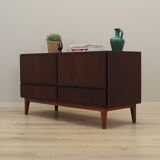 Mahogany chest of drawers, Danish design, 1970s, manufacturer: Omann Jun