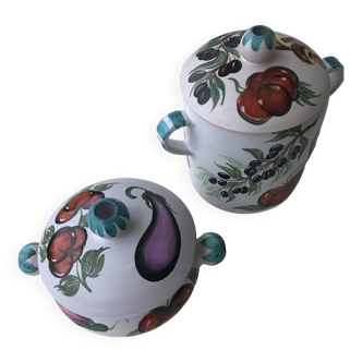 Set of Vallauris Soup Tureens