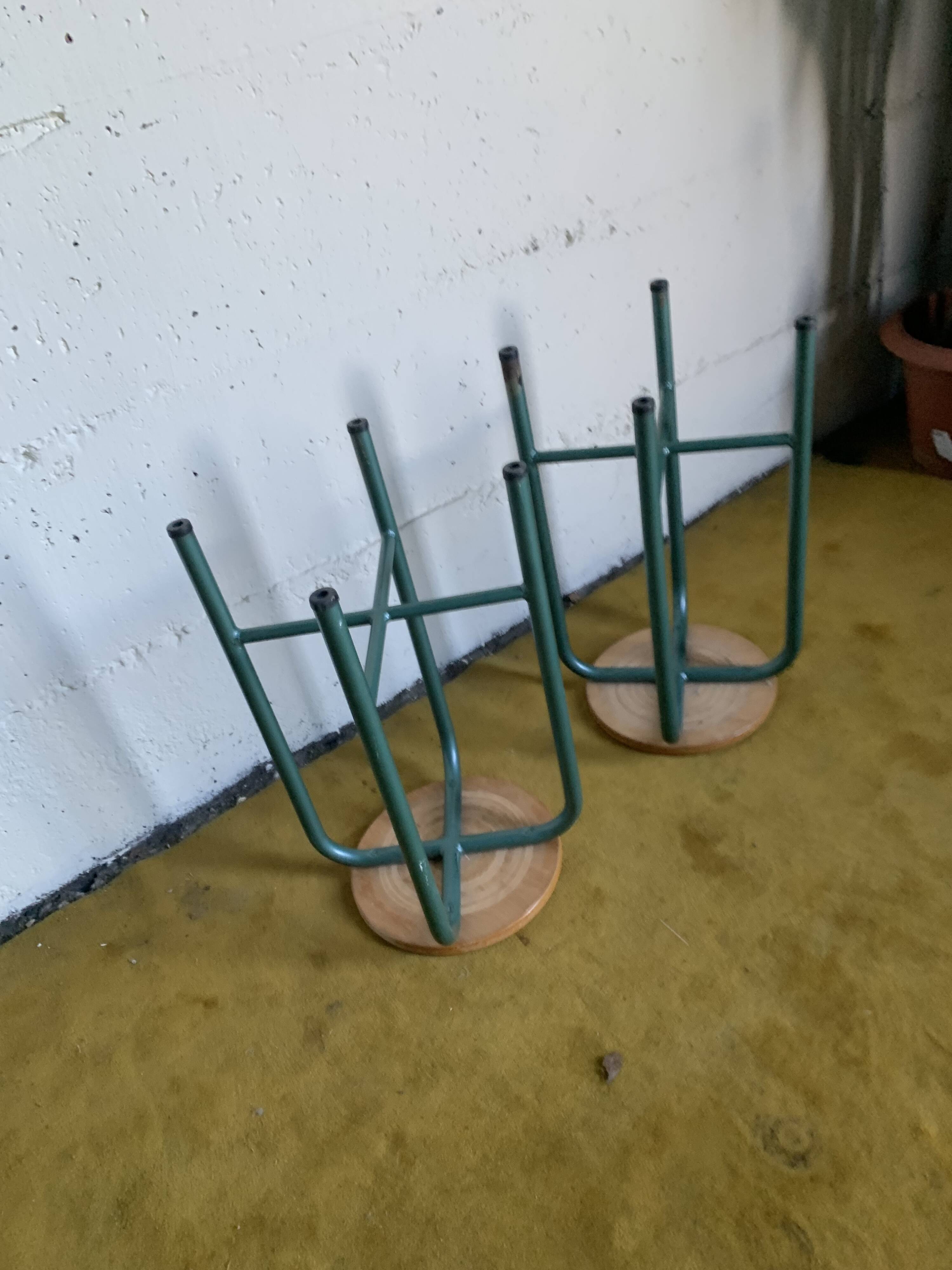 Pair of school stools