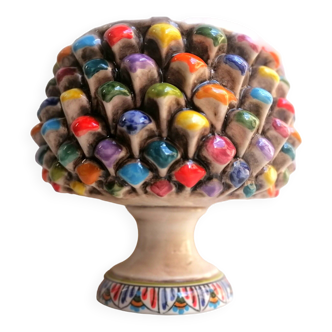 vaso a forma di pigna siciliana