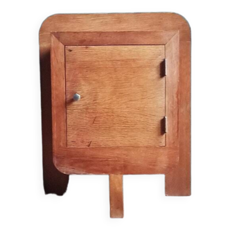 Table de chevet en bois massif vintage/ caisson en bois/meuble de rangement en bois