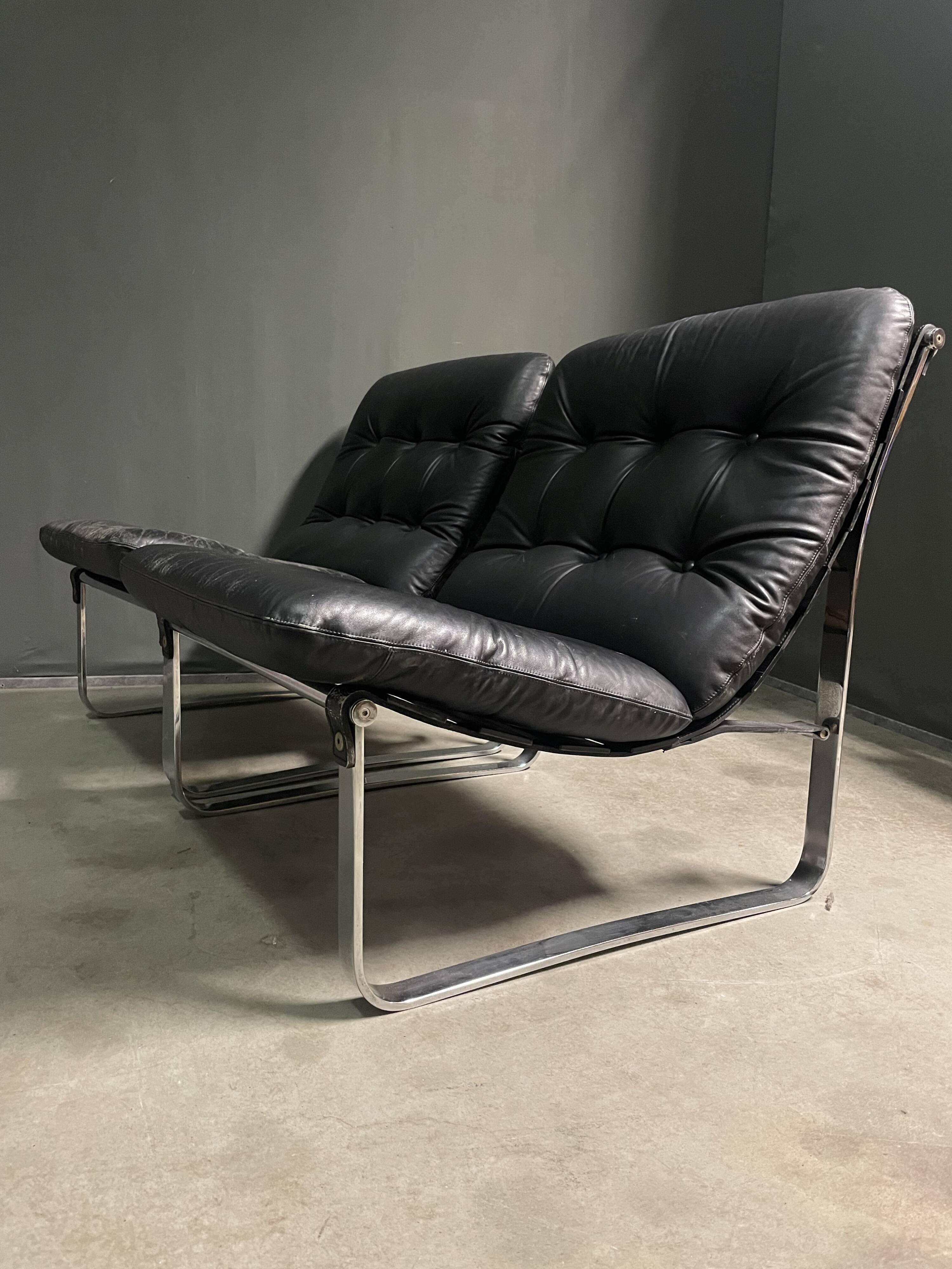 A pair of Ingmar Relling for  lounger chairs for Westnofa, circa 1970