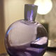 Purple vase inclined