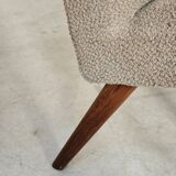 Pair of grey mottled armchairs by Jaroslav Smidek for TON Bystrice