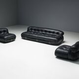 Soriana Lounge Chairs by Afra & Tobia Scarpa for Cassina, Italy, 1970s